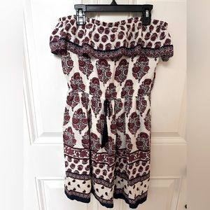 Summer Strapless Mini Dress